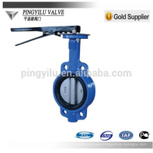 Casting iron wafer type butterfly valve 10 inch dimensions